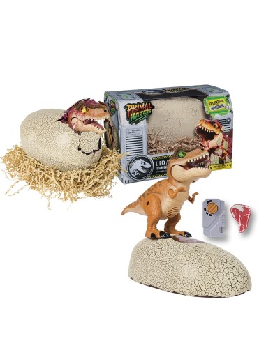 Primal Hatch Dinosaurio T-Rex interactivo 6072462 JURASSIC WORLD SPIN MASTER