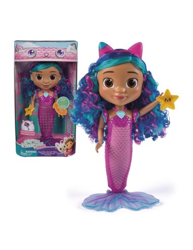 Muñeca Sirena interactiva La casa de Gabby Movie 6074338 SPIN MASTER