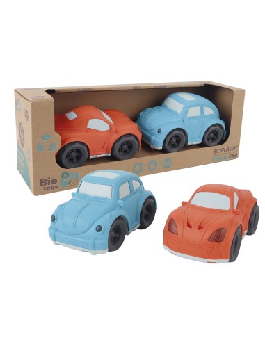 Pack dos coches ECO BIO Mclaren y Beetle. Fabricados con paja de trigo 746T01042 TACHAN