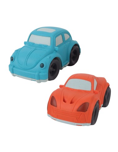Pack dos coches ECO BIO Mclaren y Beetle. Fabricados con paja de trigo 746T01042 TACHAN