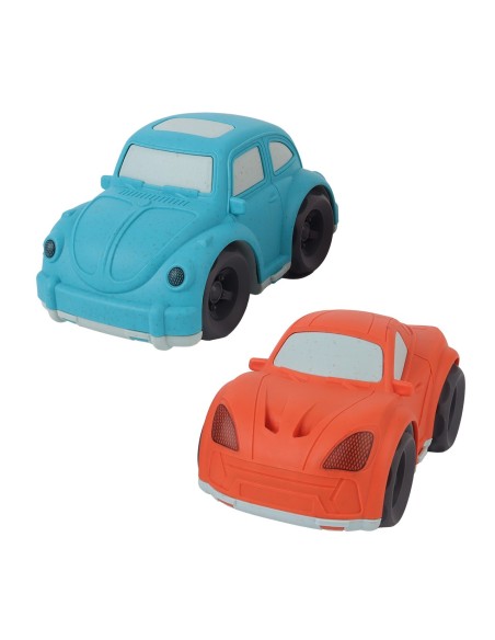 Pack dos coches ECO BIO Mclaren y Beetle. Fabricados con paja de trigo 746T01042 TACHAN