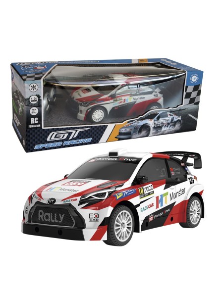 Vehículo racing blanco y rojo 1:24 733T01017 TACHAN