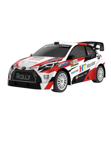 Vehículo racing blanco y rojo 1:24 733T01017 TACHAN