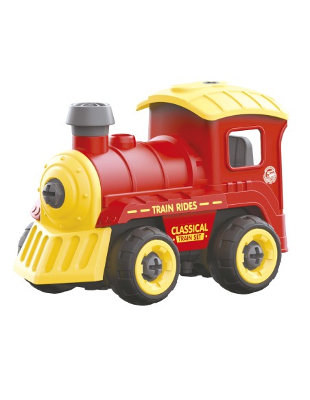 Tren Set contrucción DIY con Herramienta y 28 Pzs 746T01022 TACHAN