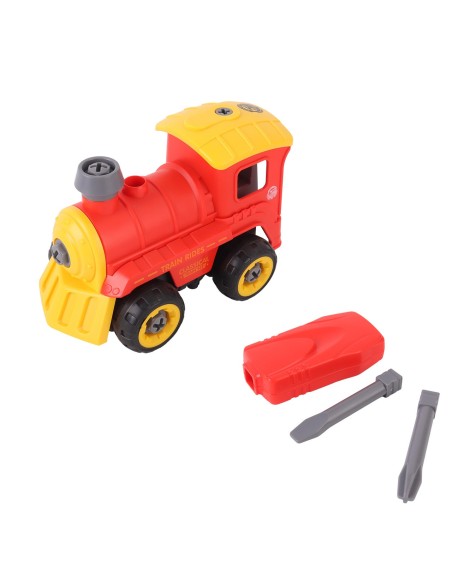 Tren Set contrucción DIY con Herramienta y 28 Pzs 746T01022 TACHAN