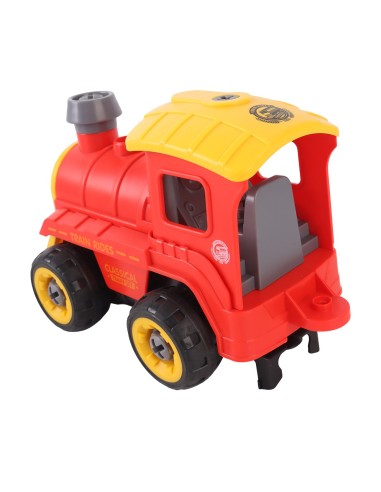 Tren Set contrucción DIY con Herramienta y 28 Pzs 746T01022 TACHAN