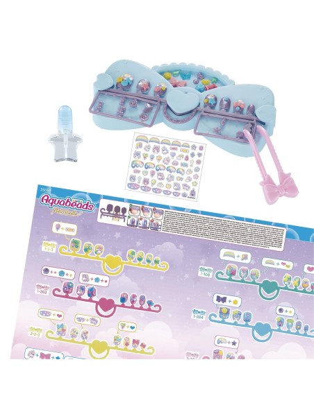 Kit diseño de uñas unicornio 35051 AQUABEADS