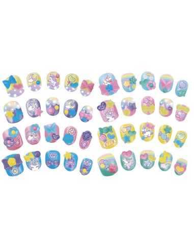 Kit diseño de uñas unicornio 35051 AQUABEADS