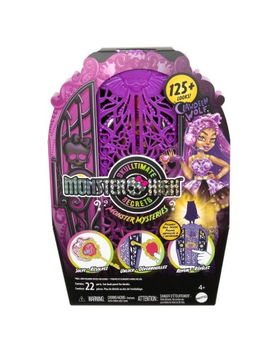 Monster High Skulltimate Secrets Serie 4 Clawdeen Wolf HXH85 MONSTER HIGH MONSTER HIGH