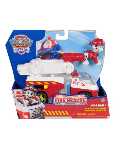 Vehículo Marshall Patrulla Canina Fire Rescue 6072660 PAW PATROL SPIN MASTER