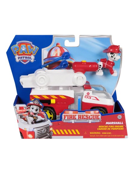 Vehículo Marshall Patrulla Canina Fire Rescue 6072660 PAW PATROL SPIN MASTER