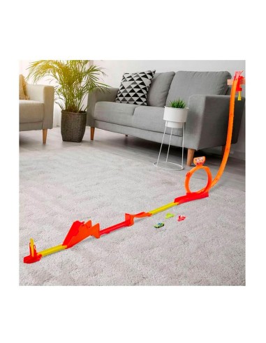 Pista Super salto con caída JCX69 HOT WHEELS MATTEL