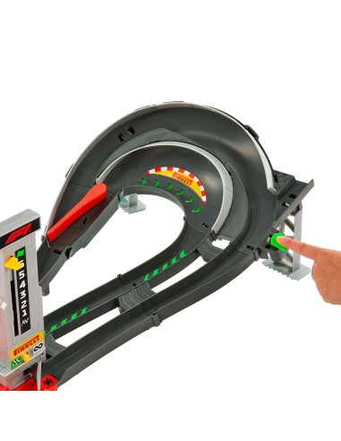 Pista Racing F1 motorizada con 3 coches JDY16 HOT WHEELS MATTEL