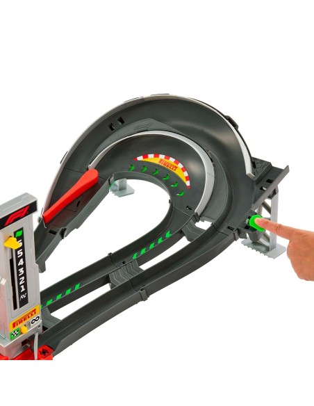 Pista Racing F1 motorizada con 3 coches JDY16 HOT WHEELS MATTEL