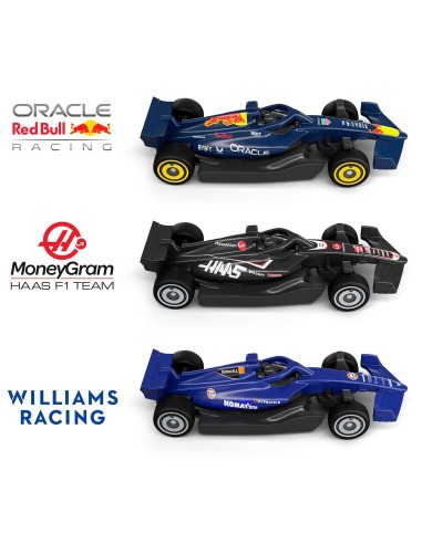 Pista Racing F1 motorizada con 3 coches JDY16 HOT WHEELS MATTEL
