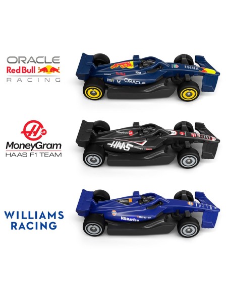 Pista Racing F1 motorizada con 3 coches JDY16 HOT WHEELS MATTEL