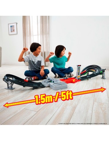 Pista Racing F1 motorizada con 3 coches JDY16 HOT WHEELS MATTEL