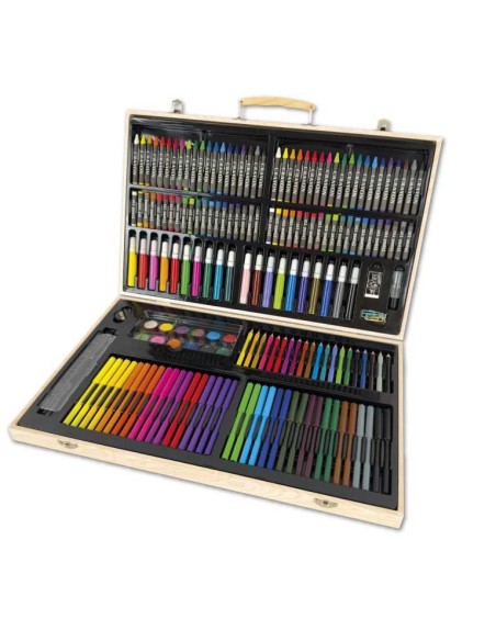 Maletín Artist de madera con 180 piezas 703T01069 TACHAN