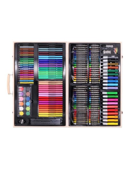 Maletín Artist de madera con 180 piezas 703T01069 TACHAN