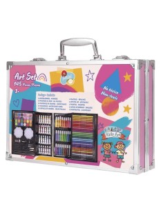 Maletín Artist Aluminio con 145 piezas 703T01070 TACHAN
