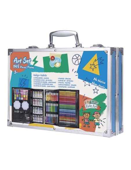 Maletín Artist Aluminio con 145 piezas 703T01071 TACHAN
