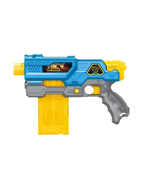 Bláster Street Force. Pack con pistola de Dardos XL, Máscara de Batalla y 12 Proyectiles 746T01031 TACHAN