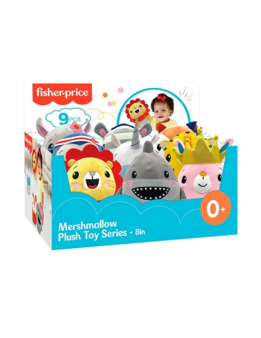 Fisher Price Peluche Squish individual (9 modelos sutidos) 920D00240 FISHER PRICE DEQUBE