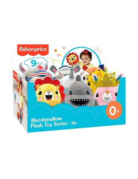 Fisher Price Peluche Squish individual (9 modelos sutidos) 920D00240 FISHER PRICE DEQUBE