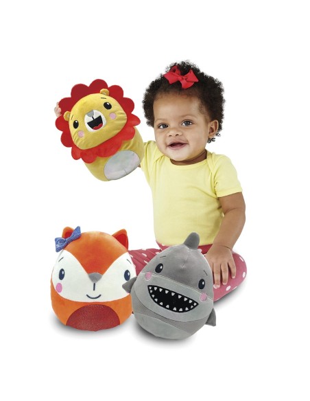 Fisher Price Peluche Squish individual (9 modelos sutidos) 920D00240 FISHER PRICE DEQUBE
