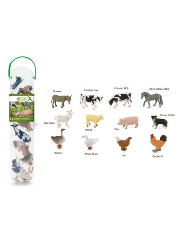 Box de animales de granja minis 901A1110-C COLLECTA COLLECTA