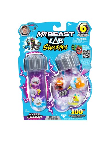 Pack 6 figuras Mega Lab Serie 3 Mr.Beast 24784 MOOSE
