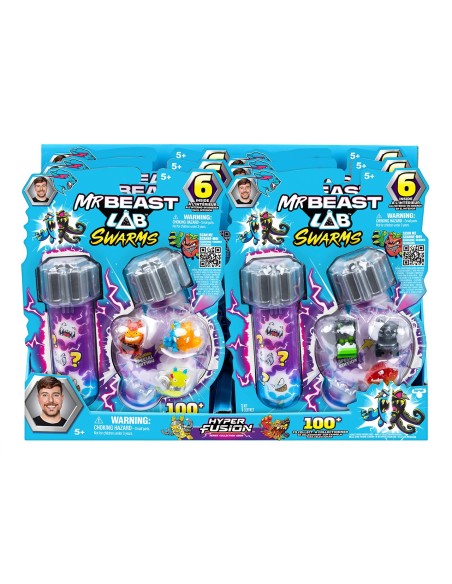 Pack 6 figuras Mega Lab Serie 3 Mr.Beast 24784 MOOSE
