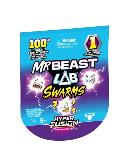 Figuras surtidas Mega Lab Swarms Sreie 3 Mr Beast 24779 MOOSE
