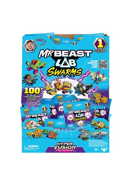 Figuras surtidas Mega Lab Swarms Sreie 3 Mr Beast 24779 MOOSE