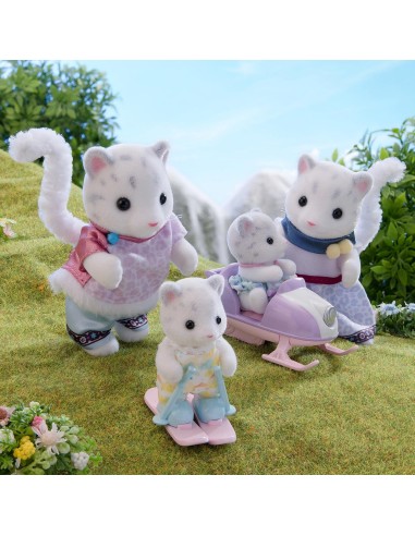 Familia Leopardo de las Nieves 5814 SYLVANIAN