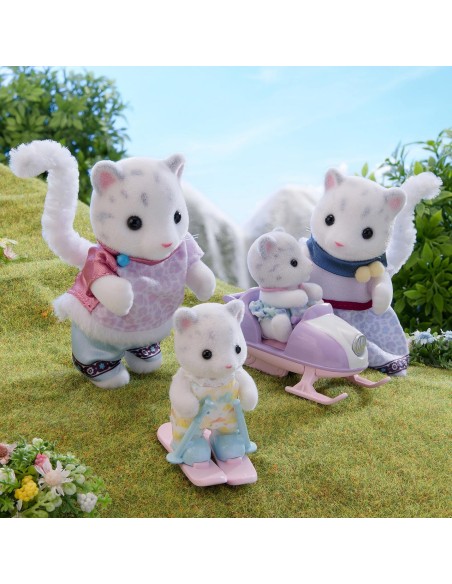 Familia Leopardo de las Nieves 5814 SYLVANIAN