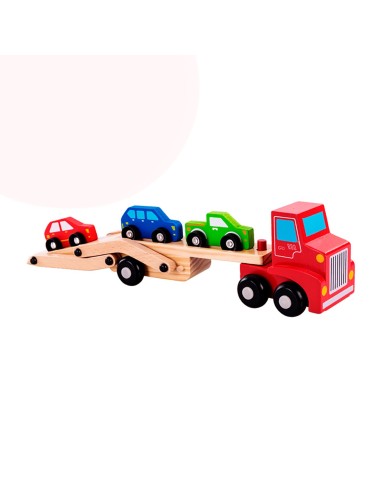 camion de coches madera fsc tachan 795T00843 TACHAN