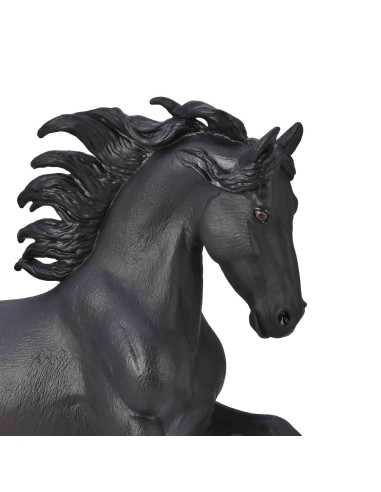 Yegua frison Deluxe escala 1:12 90180032 COLLECTA COLLECTA