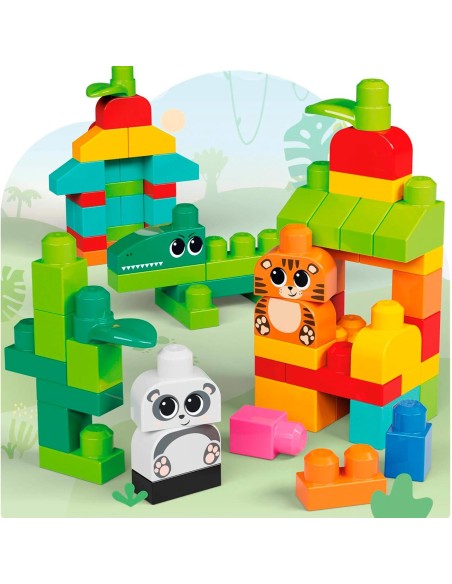 Bloques de animales con 250 piezas JCF93 MEGA BLOKS
