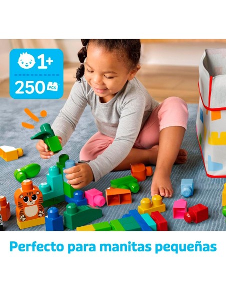 Bloques de animales con 250 piezas JCF93 MEGA BLOKS