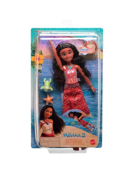 Muñeca Princesa Vaiana nadadora JFF08 VAIANA MATTEL