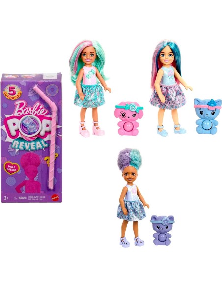 Muñecas Barbie Pop Reveal Chelsea Colección Dulces JFY01 BARBIE