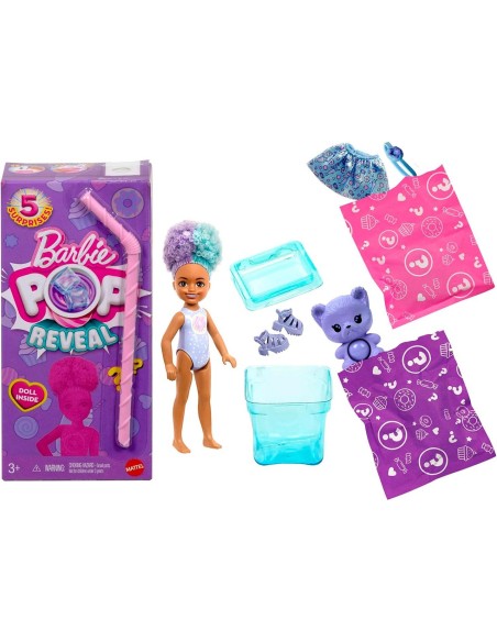 Muñecas Barbie Pop Reveal Chelsea Colección Dulces JFY01 BARBIE