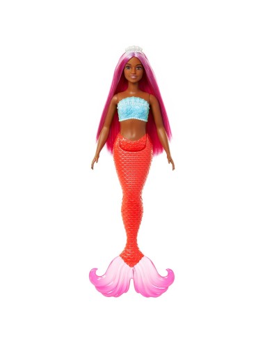 Muñeca Barbie Sirena Cabello Magenta HRR04 BARBIE