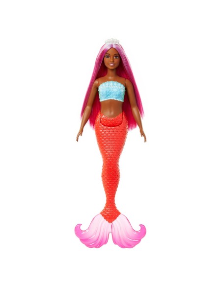 Muñeca Barbie Sirena Cabello Magenta HRR04 BARBIE