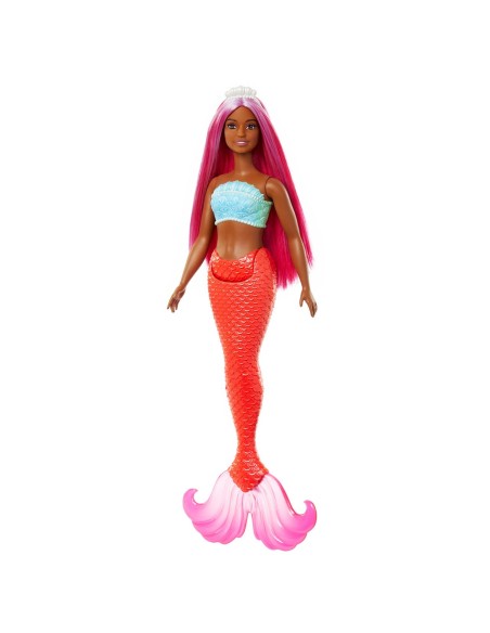 Muñeca Barbie Sirena Cabello Magenta HRR04 BARBIE
