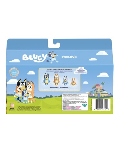 Pack 4 figuras Let's play chef 18916 BLUEY MOOSE