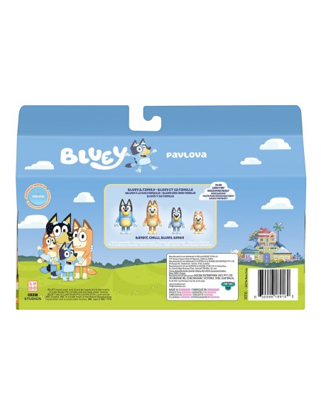 Pack 4 figuras Let's play chef 18916 BLUEY MOOSE
