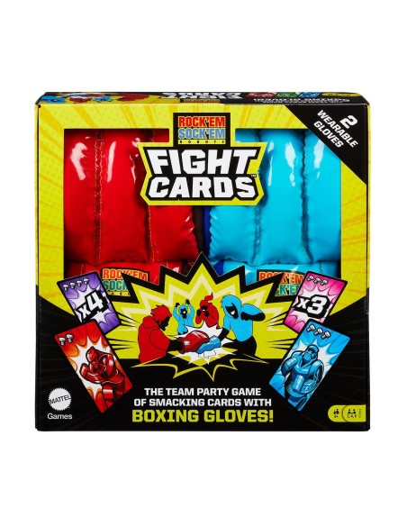 Rock'Em Sock'Em Robots Cartas de Lucha HTW64 MATTEL GAMES