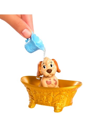 Princesa Bella y Baño de mascota JFC42 DISNEY PRINCESS MATTEL